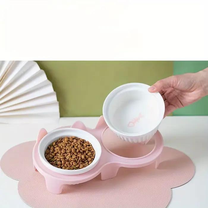 Bol d'alimentation en céramique pour animaux de compagnie