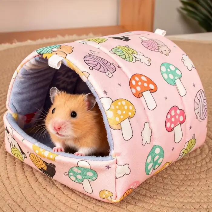 Lit de couchage pour petits animaux d'hiver