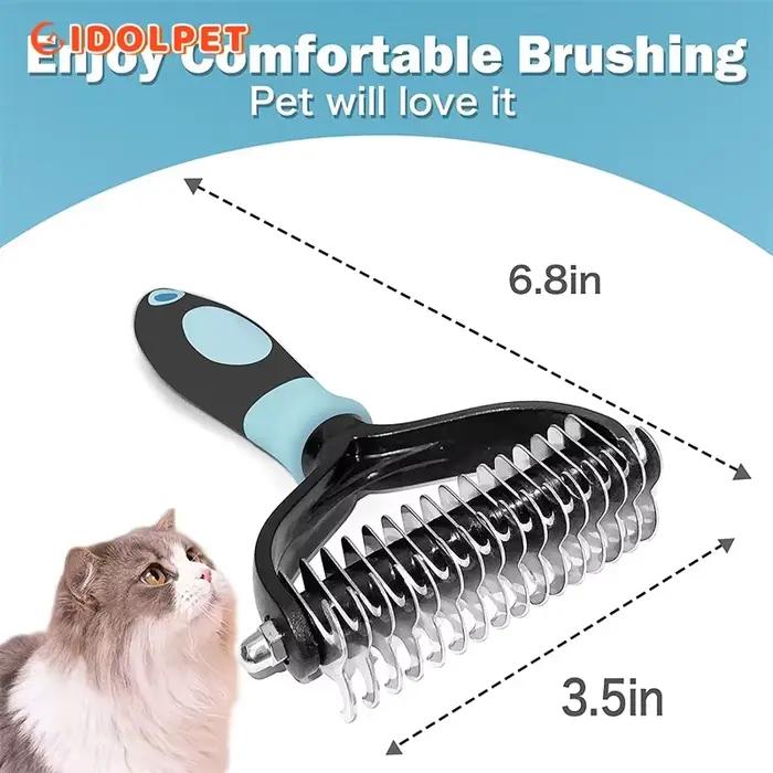 Brosse professionnelle démêlante pour animaux de compagnie