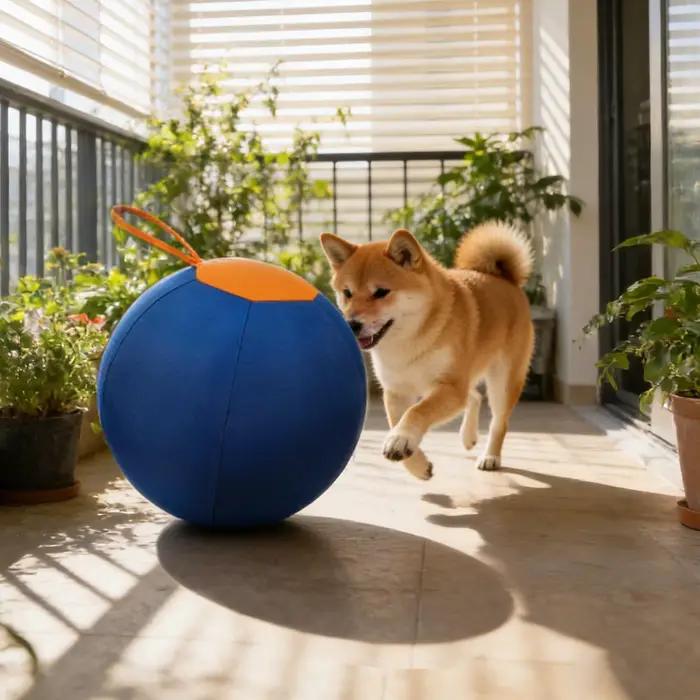 Balle interactive pour grands chiens