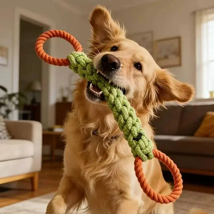 Jouet en corde durable pour chien