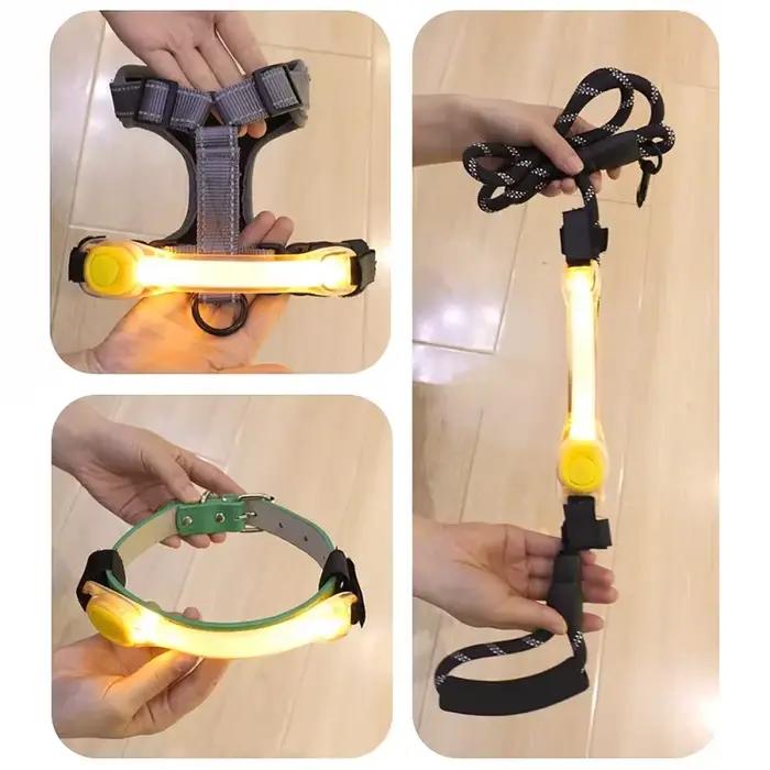 Collier lumineux de sécurité anti-perte pour chien