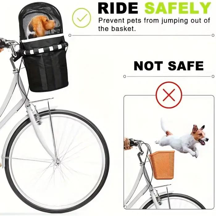 Housse de panier de vélo pour chats et chiens