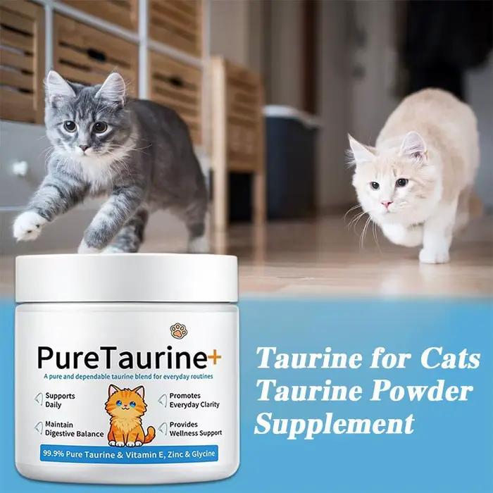 Poudre de taurine pure pour chats et chiens