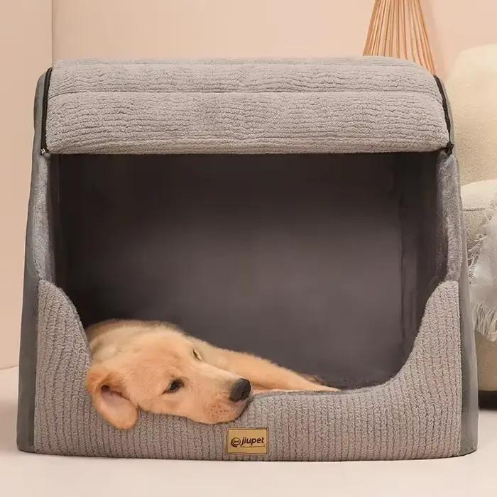 Niche fermée lavable pour animaux de compagnie