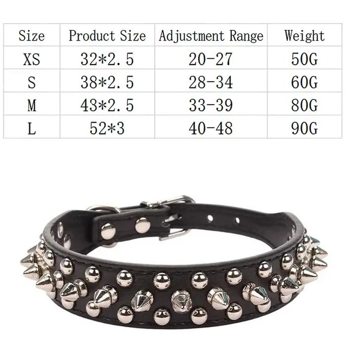 Collier en cuir pour animaux de compagnie