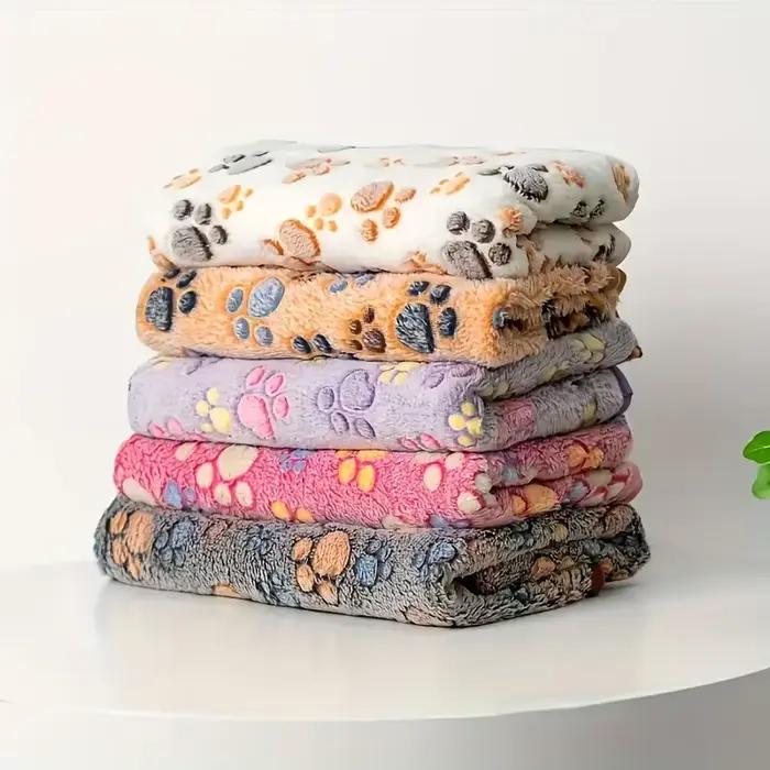 Couverture pour animaux de compagnie en flanelle