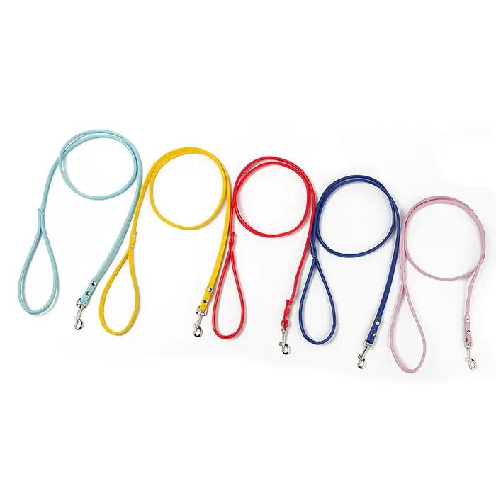 Laisse pour chien en cuir PU