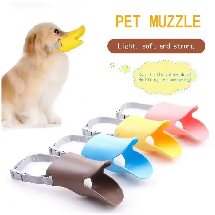 Muselière pour chien en silicone souple et sûre – Anti-morsure