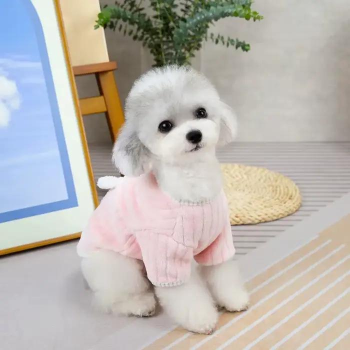 Manteau en peluche pour chien