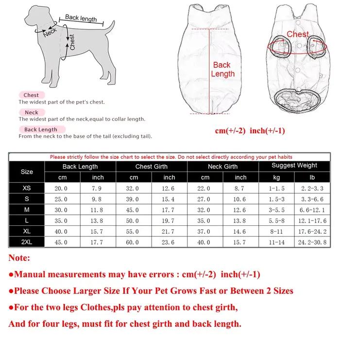 Manteau pour animaux de compagnie