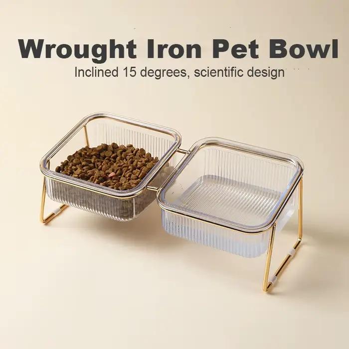 Bols de nourriture pour animaux de compagnie surélevés antidérapants pour chiens et chats