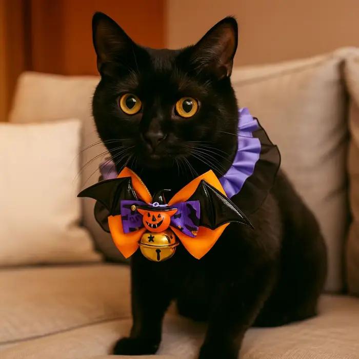 Accessoires pour chiens Collier réglable pour chat d'Halloween