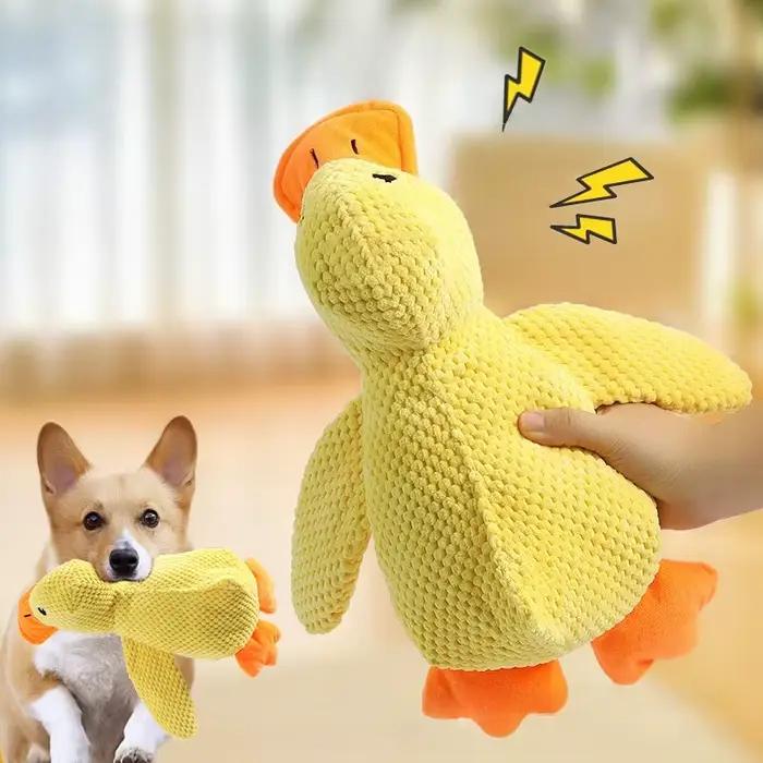 Jouet pour chien en peluche résistant aux morsures