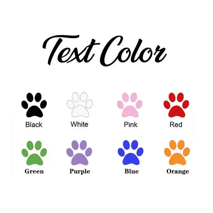 Bol pour animaux de compagnie personnalisé avec nom