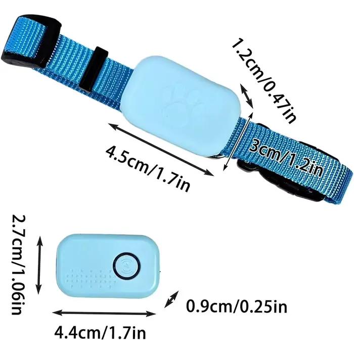 Collier réglable avec traceur GPS Bluetooth pour animaux de compagnie