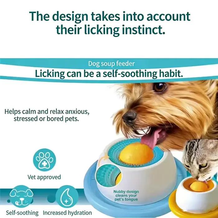 Jouet interactif pour animaux de compagnie : bol de distribution lente pour friandises