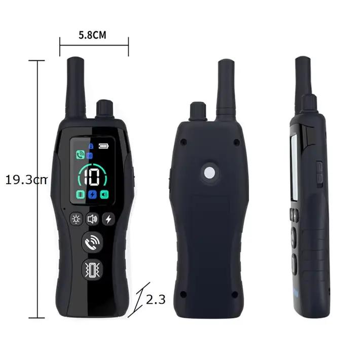 Collier de dressage pour chien 6500 pieds avec télécommande innovante étanche IPX7 avec 4 modes d'entraînement