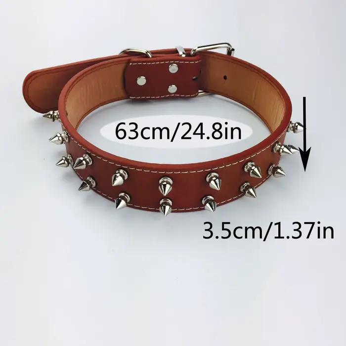 Collier en cuir pour chien et chat