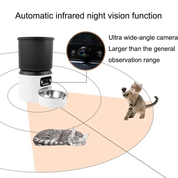 4L mangeoire automatique pour chat animal de compagnie intelligent