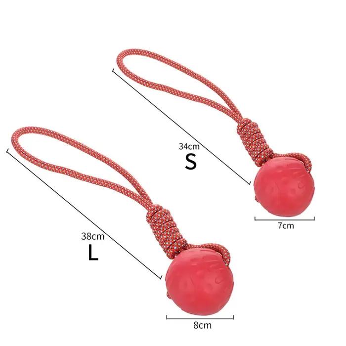 HOOPET Chien Jouet Balle En Caoutchouc Bite résistant Chiens Chiot Teddy Pitbull Pet Fournitures