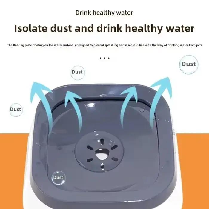 Bol d'eau anti-éclaboussures pour chiens