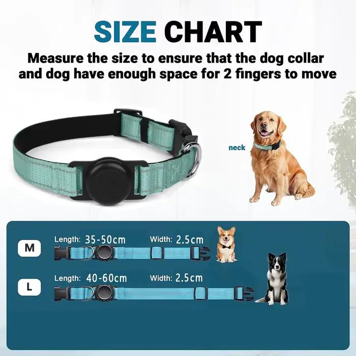 Collier pour chien avec support AirTag