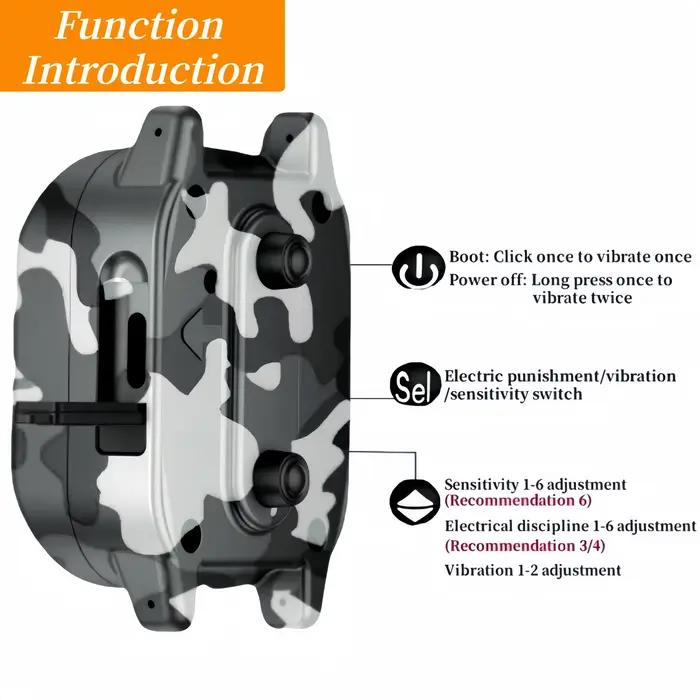YHLC – collier de Camouflage automatique Anti-aboiement pour chien