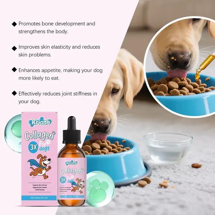 Gouttes de collagène liquide pour chiens : réparation intestinale