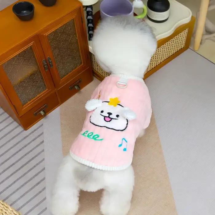 Manteau en peluche pour chien