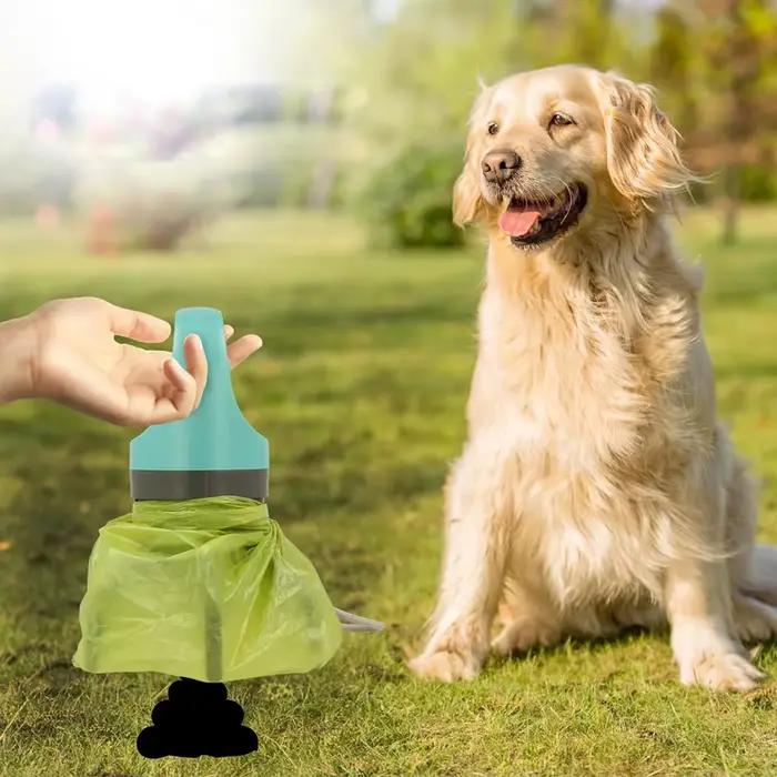 Pelle à excréments de chien Portable avec sac poubelle