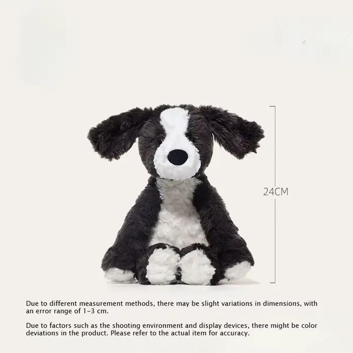 Peluche ultra douce et adorable : Border Collie assis