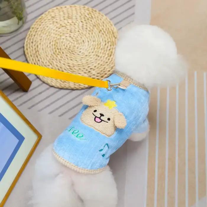 Manteau en peluche pour chien