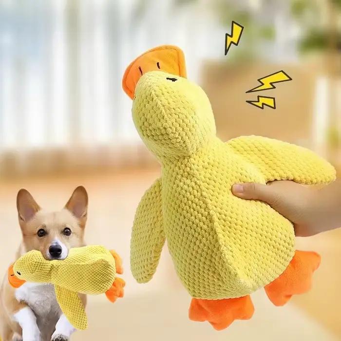 Jouet couineur en peluche douce pour chien