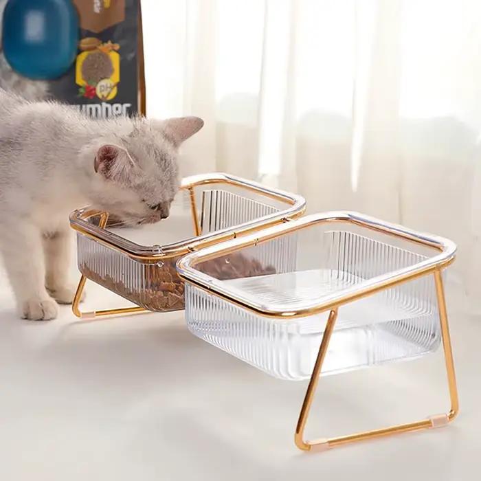 Bols de nourriture pour animaux de compagnie surélevés antidérapants pour chiens et chats