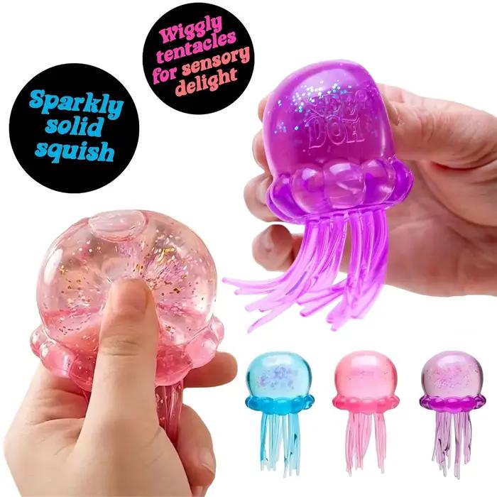 Jouet Squishy Méduse et Cube Nee Doh Schylling