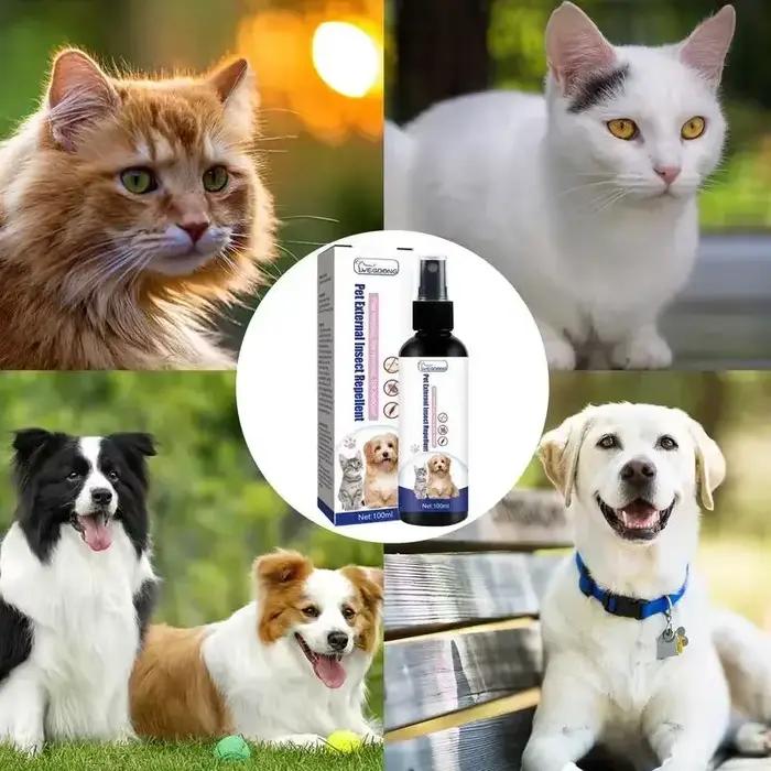 Spray anti-tiques pour chiens et chats