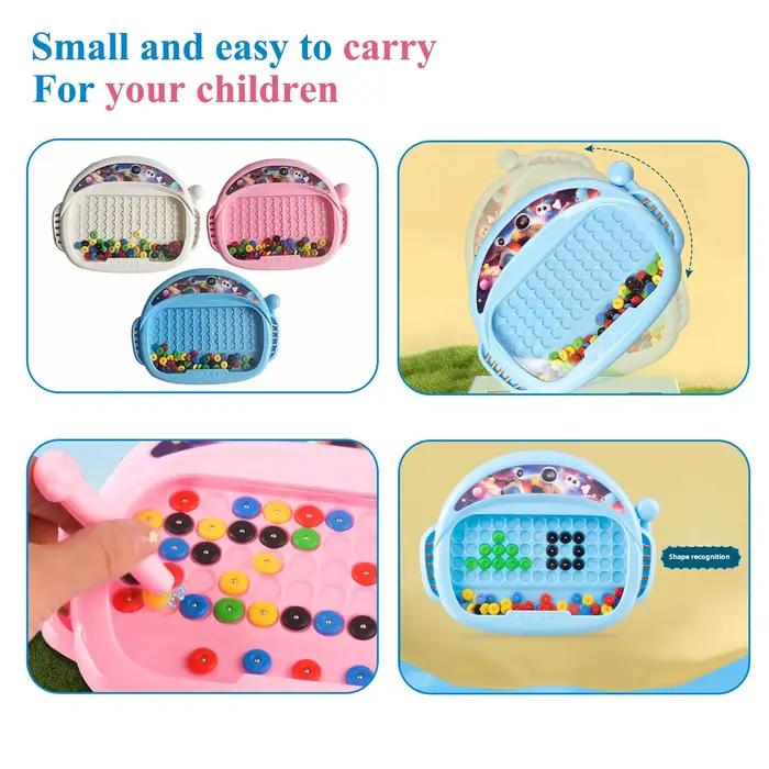Tableau magnétique pour enfants avec stylo et perles