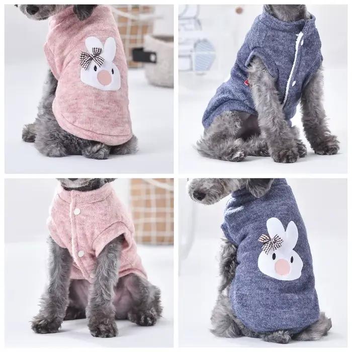 Manteau chaud avec fourrure pour animaux de compagnie