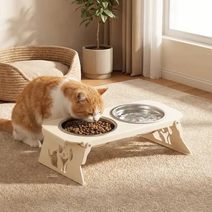 Gamelle pliable surélevée pour chien