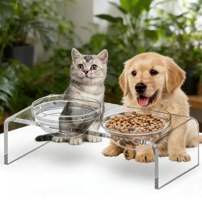 Support de gamelle pour animaux de compagnie