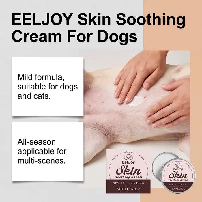 Crème Apaisante pour Peau de Chien Hydratante Réduit les Démangeaisons Répare les Pattes Sèches et Craquelées Soin Nourrissant pour la Fourrure Baume Apaisant Anti-Démangeaisons pour Animaux