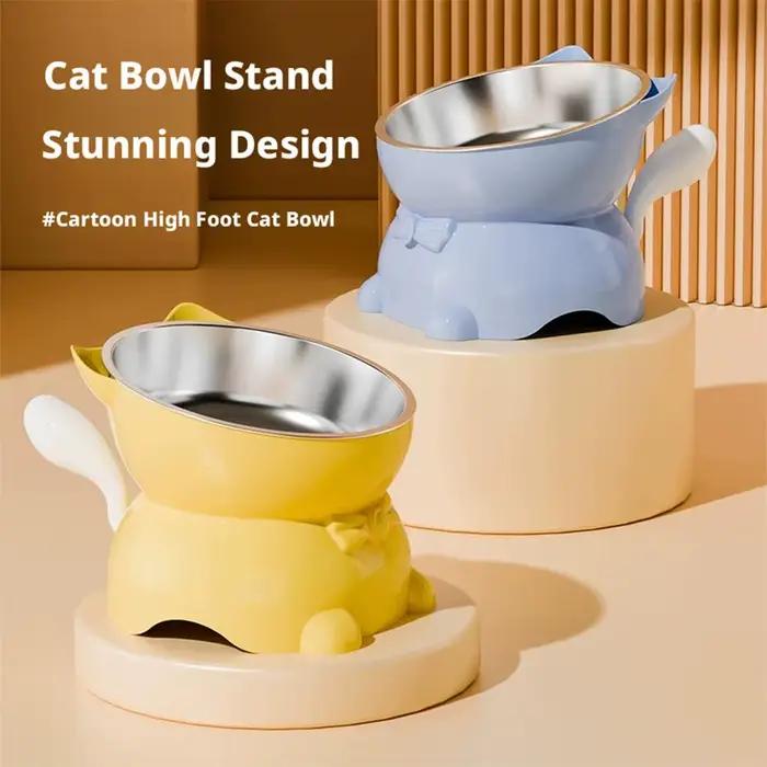Bol pour chat créatif incliné