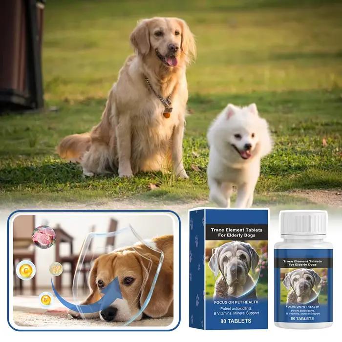 Complément minéral pour chiens seniors : Comprimés de calcium pour la protection osseuse