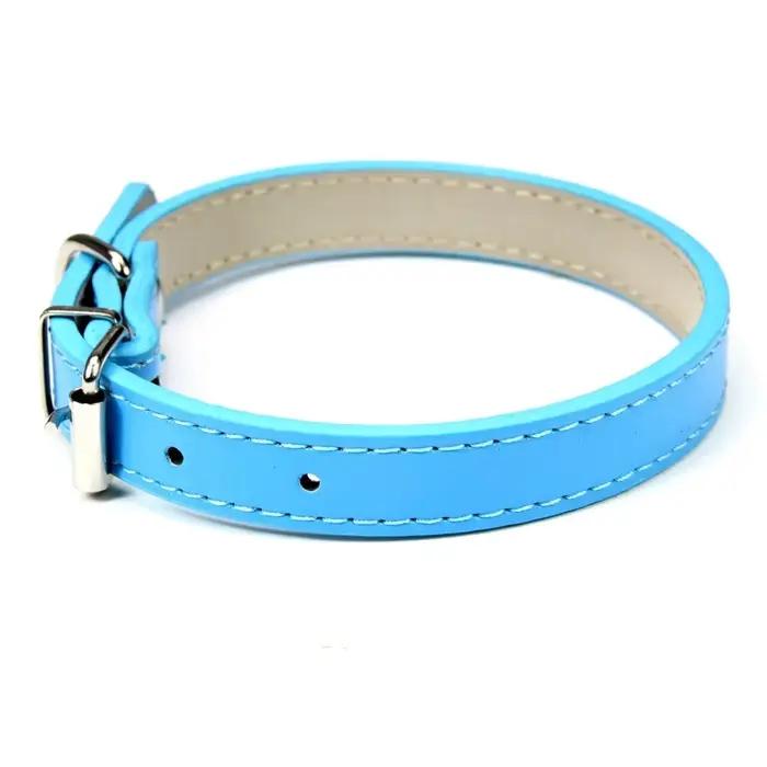 Collier en cuir souple solide pour chien