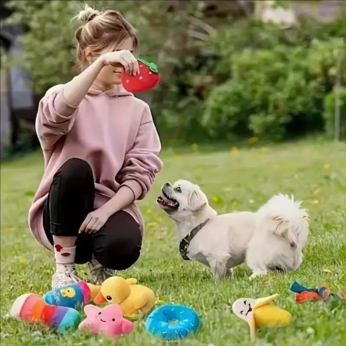 Ensemble de 7/10 pièces de jouets sonores pour chiots