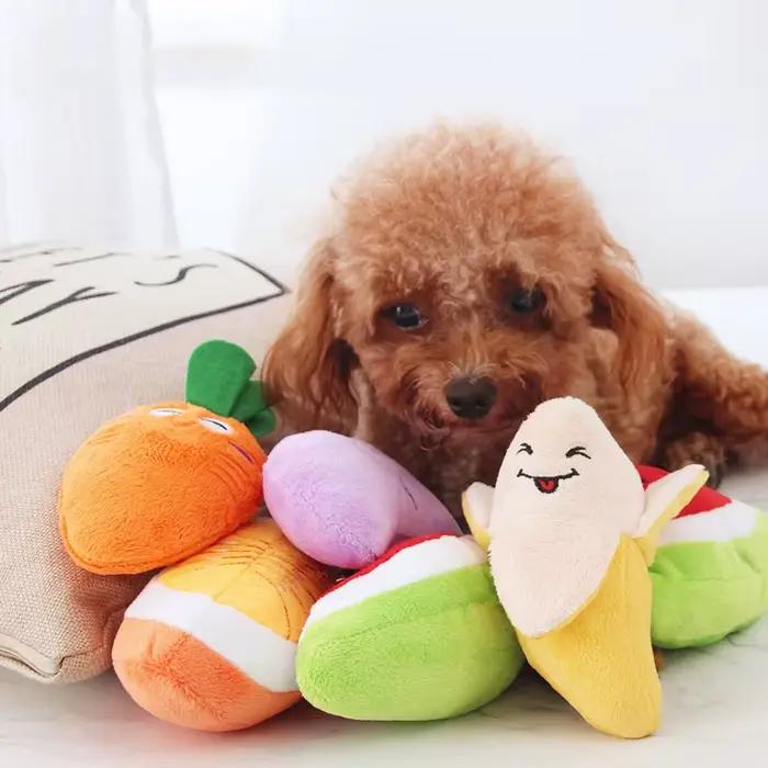 Jouets en peluche grinçants pour chiots