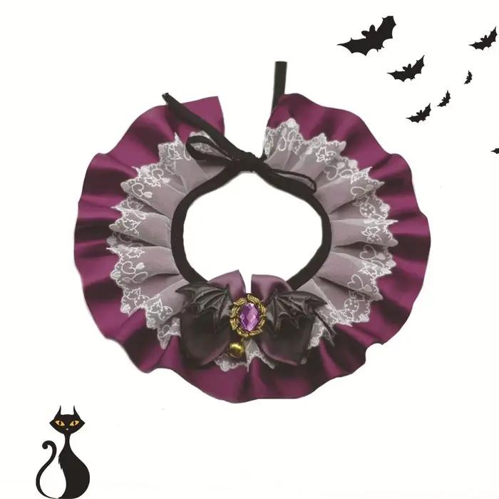 Collier créatif en dentelle pour chien et chat