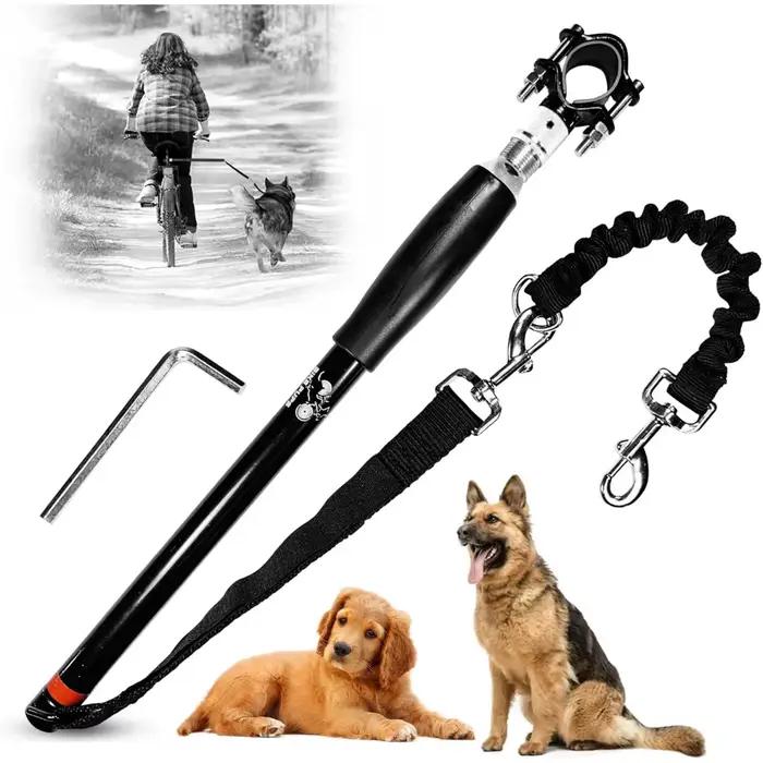 Nouvelle laisse de vélo pour chien à poignée libre