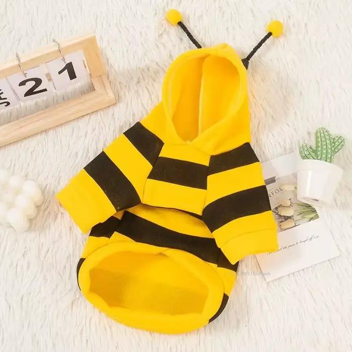 Abeille animal de compagnie chiot manteau vêtements tenue polaire